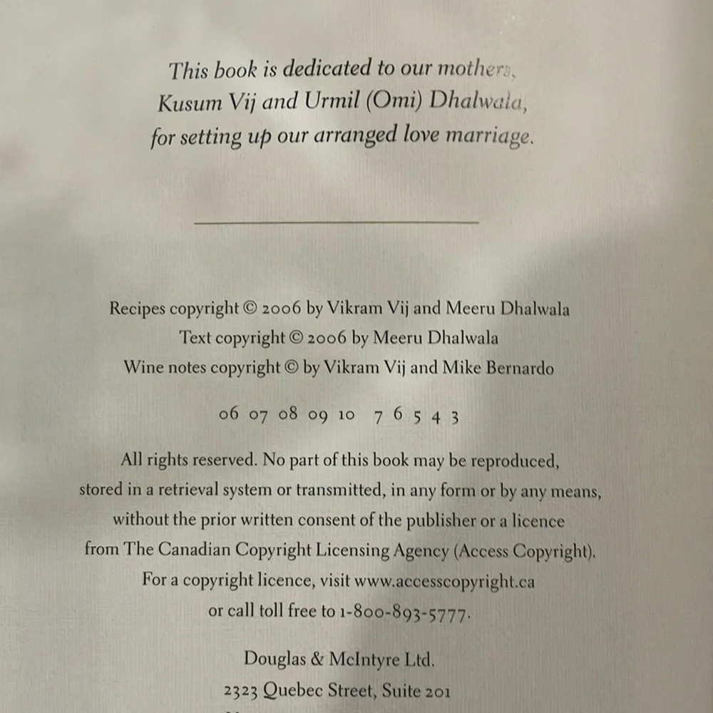 Vij's Indian Cuisine Cookbook : elegant & inspired Indian Cuisine Vikram Vij… - Picture 6 of 16